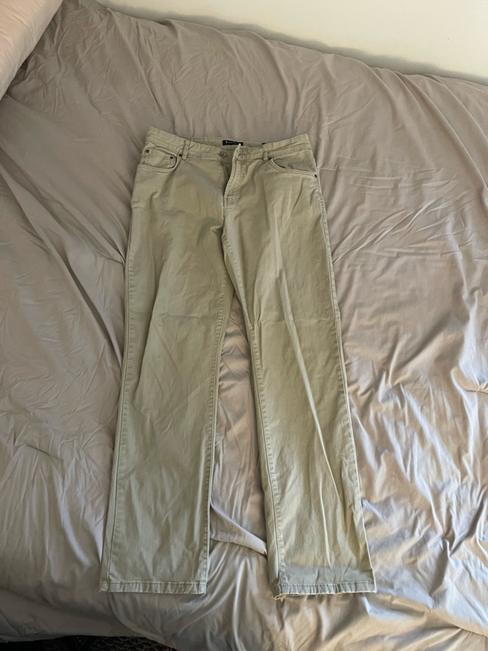 Men's Khaki Chino Pants - Classic Tan